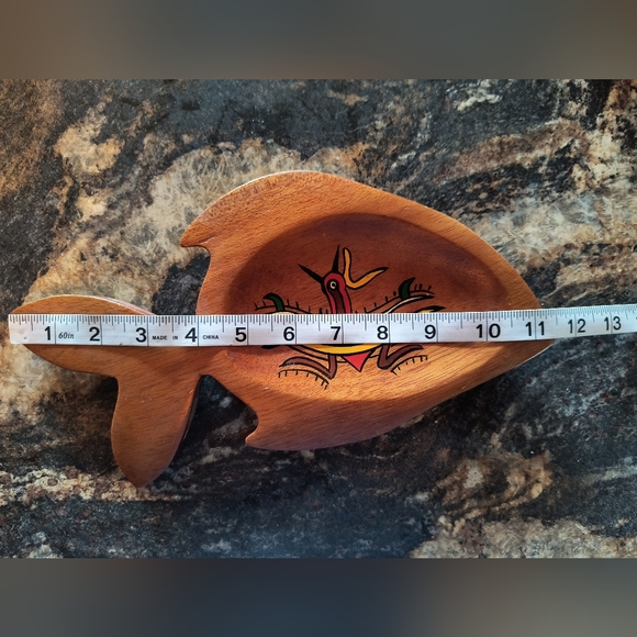 Vintage Handpainted Wooden Decor Set - Picture 7 of 8